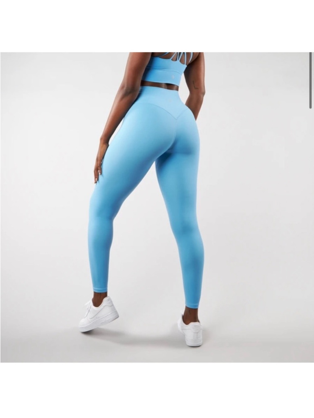 NWOT BuffBunny Alaska Blue High-Waist Leggings